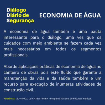 VIKON Compliance ESG GRC LGPD SSTMA NRs - DDS ECONOMIA DE ÁGUA - MEIO AMBIENTE RESPONSABILIDADE AMBIENTAL