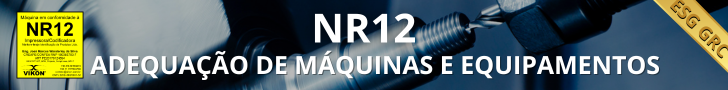 NR12 ADEQUAÇÃO MÁQUINA EQUIPAMENTO APR LAUDO NR 12 VIKON Compliance