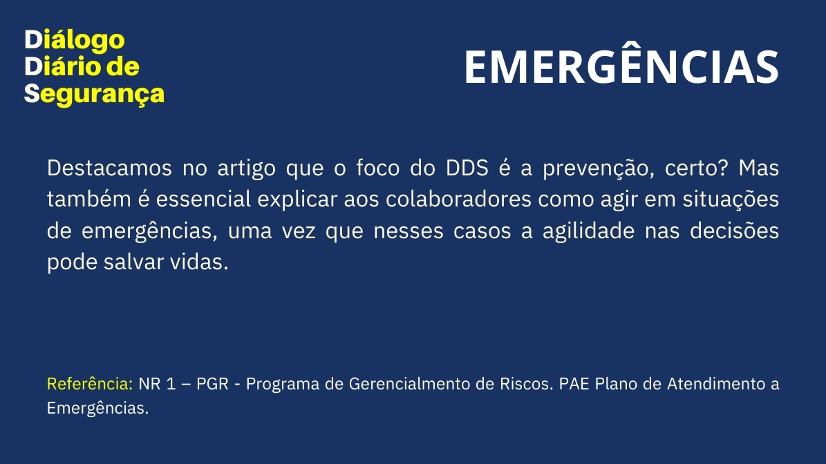 VIKON COMPLIANCE SST NR DDS - EMERGÊNCIAS SEGURANÇA NO TRABALHO