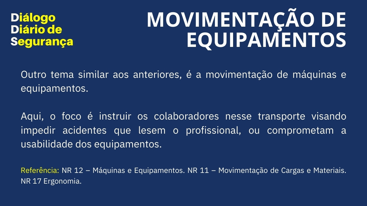 VIKON COMPLIANCE SST NR DDS - NR11 NR 11 MOVIMENTAÇÃO CARGAS MATERIAIS EQUIPAMENTOS