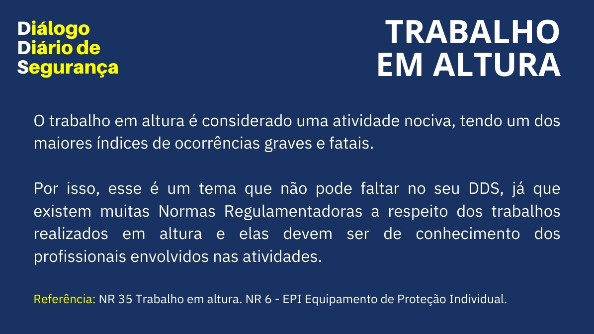 VIKON COMPLIANCE SST NR DDS - TRABALHO EM ALTURA NR35 NR 35