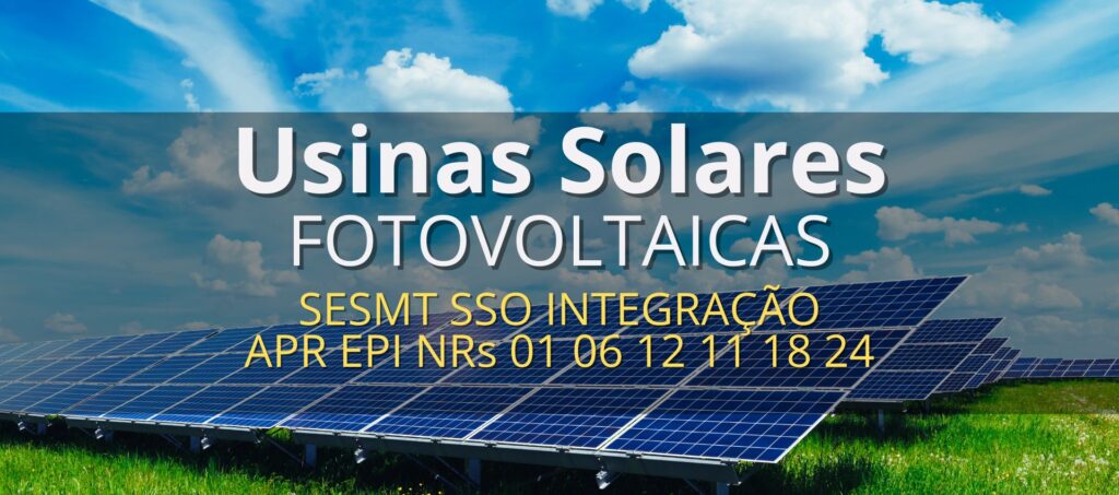 VIKON® UFV Usinas Solares Fotovoltaicas SESMT SSO NR Treinamento Curso APR EPI