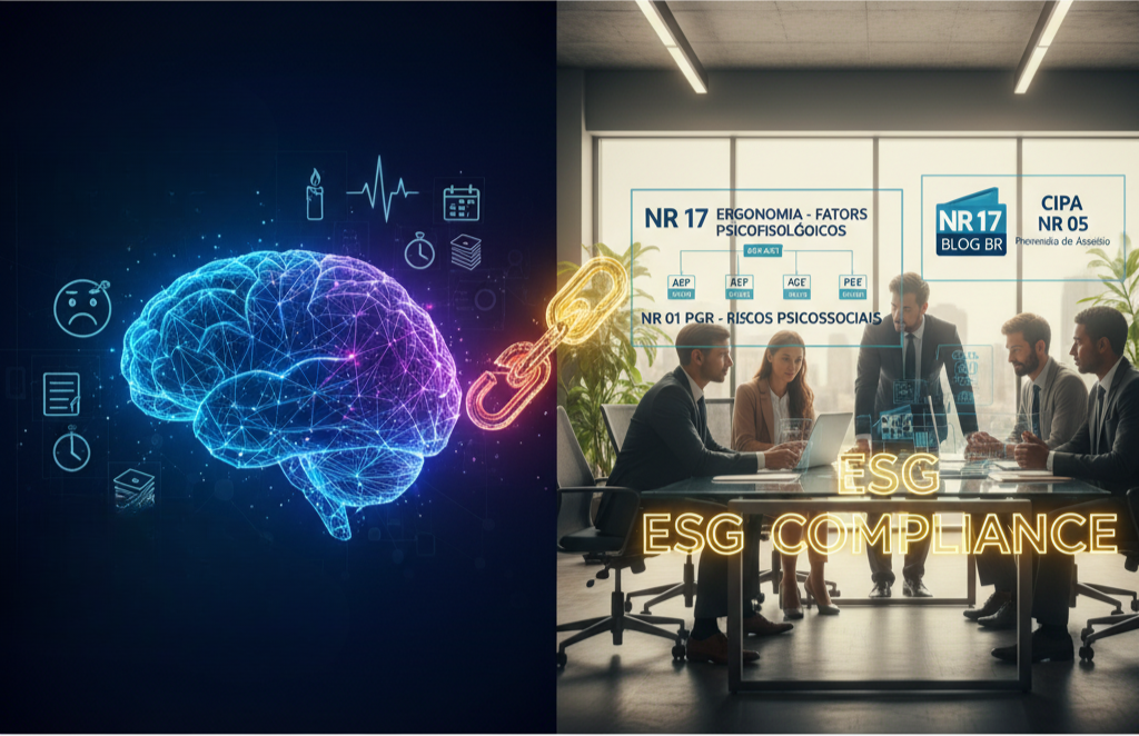NR 17 - ERGONOMIA - NR 01 - RISCOS PSICOSSOCIAIS - PGR - NR 05 CIPA - ASSEDIO - VIKON COMPLIANCE